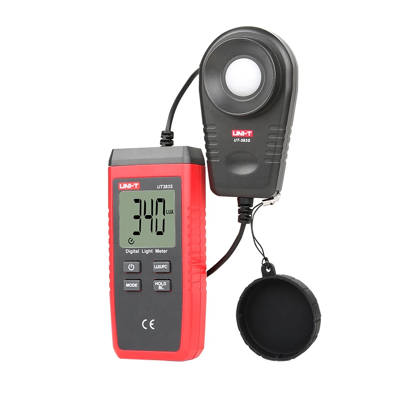 UNI-T UT383S Digital Light Meter Lux / FC Meters Luminometer Photometer 200,000 Lux Luminometer Photometer Measure Tester