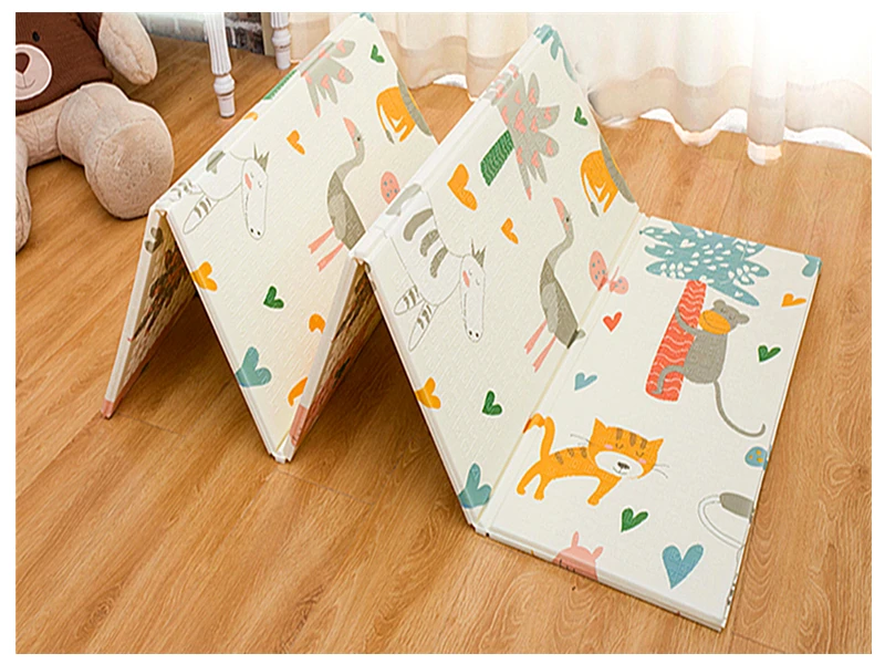 
folding Waterproof XPE foam Mat new Reversible Activity Crawling Soft Eco Friendly Toy Nordic Friendly Xpe Foam Baby Play Mats 