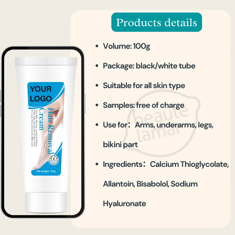 Most popular Quick Body Face Facial Hair Removal Depilatory  Cream for adult boy