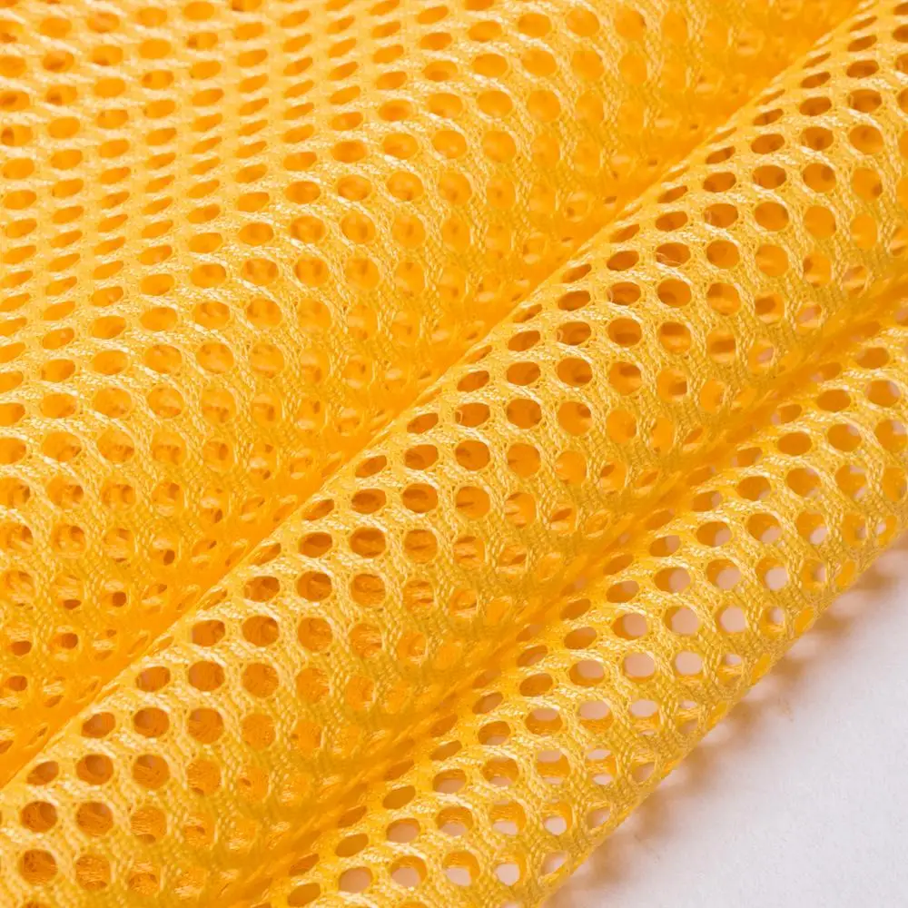 Дышащая плотная жесткая сетчатая ткань из 100% полиэстера для спортивной обуви