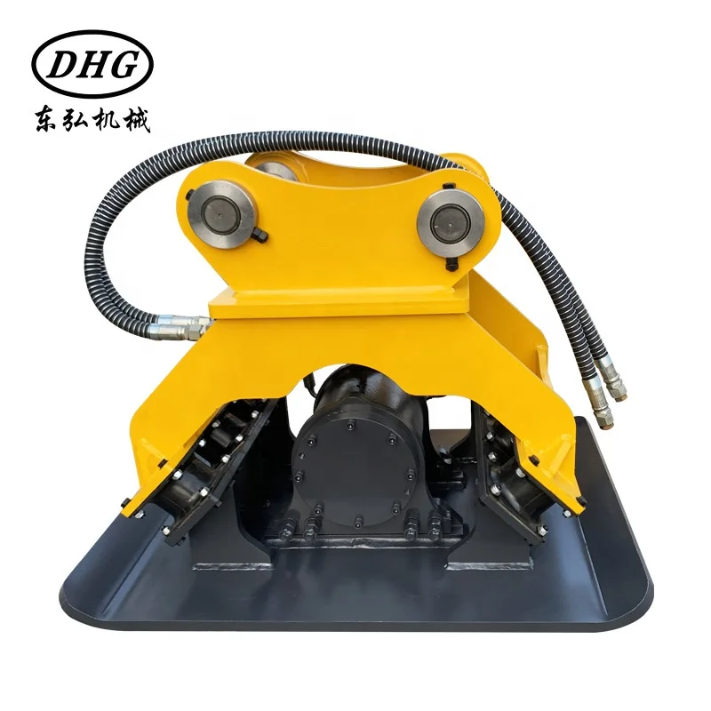 Hydraulic Vibrating Plate Compactor Machine Earth Compactor DHG--10 for 25-32 ton  Excavator