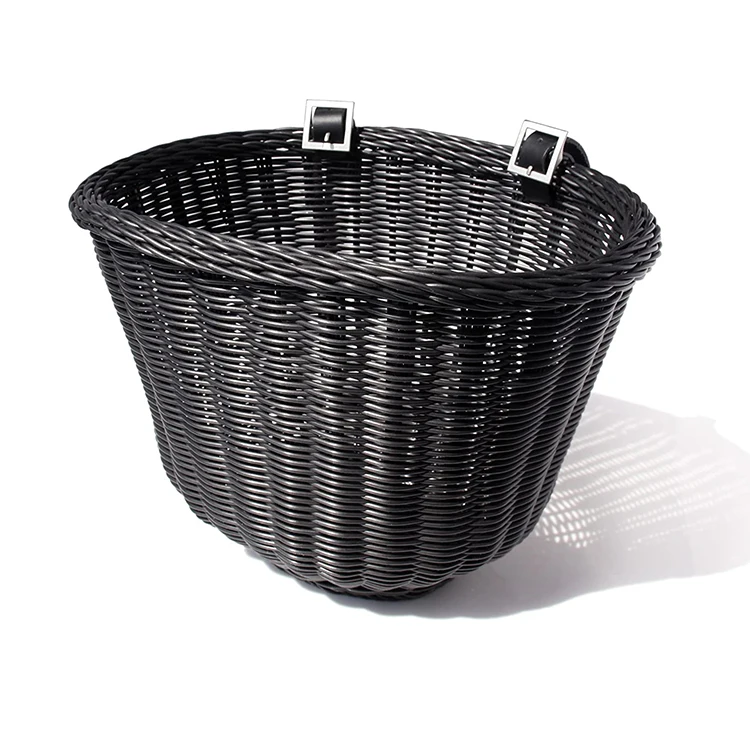 Amazon explosive pet front bicycle basket accessories bicycle wicker basket front