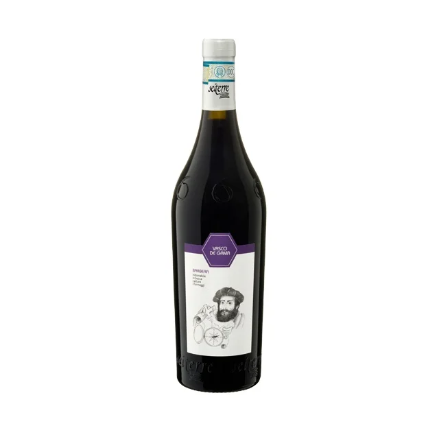 Top Italian Quality Grape 750 ml Bottle Strong Dry Barbera DOC Piedmont Red Wine for Export