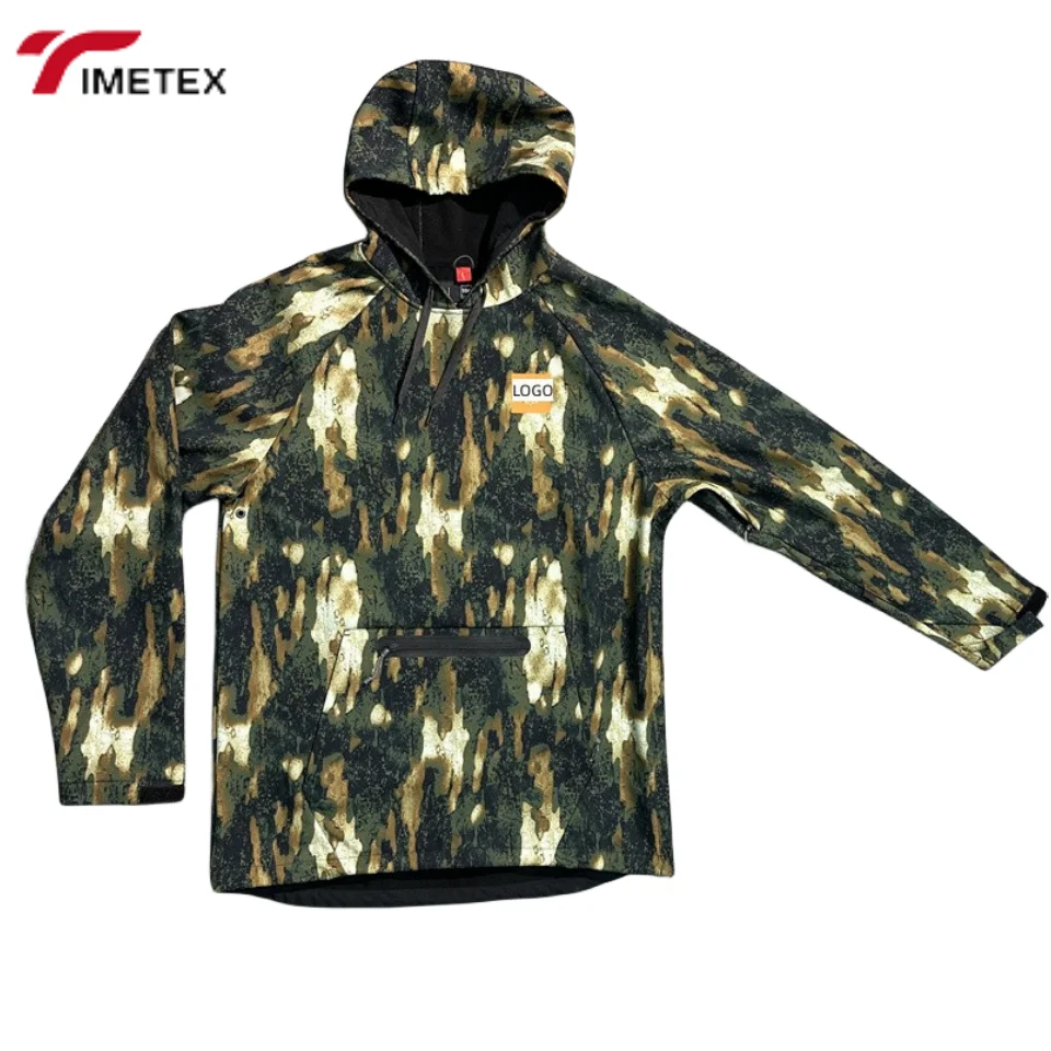 High Quality Bonded Fleece Hoodies&Sweatshirt for Hunting Ski Shirts Outdoors Wear Hiking Sweatshirts