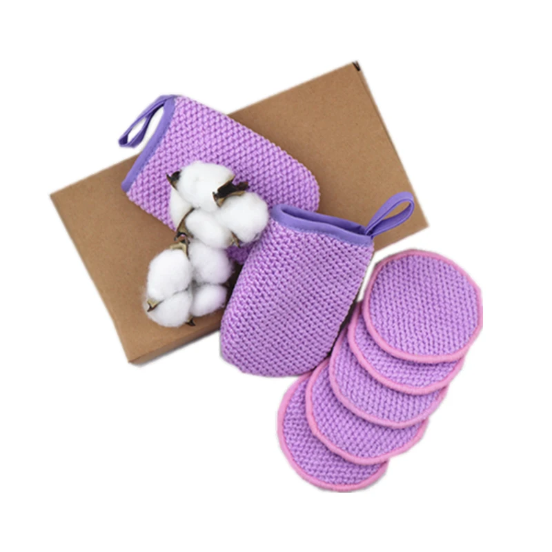 Популярные безопасные для кожи прокладки для удаления макияжа с ленивым эффектом многоразовые