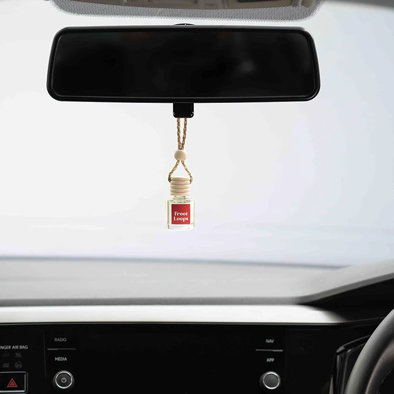 Customised logo car essential oil diffuser square round diffuser car bottle wholesale car essential oil diffuser