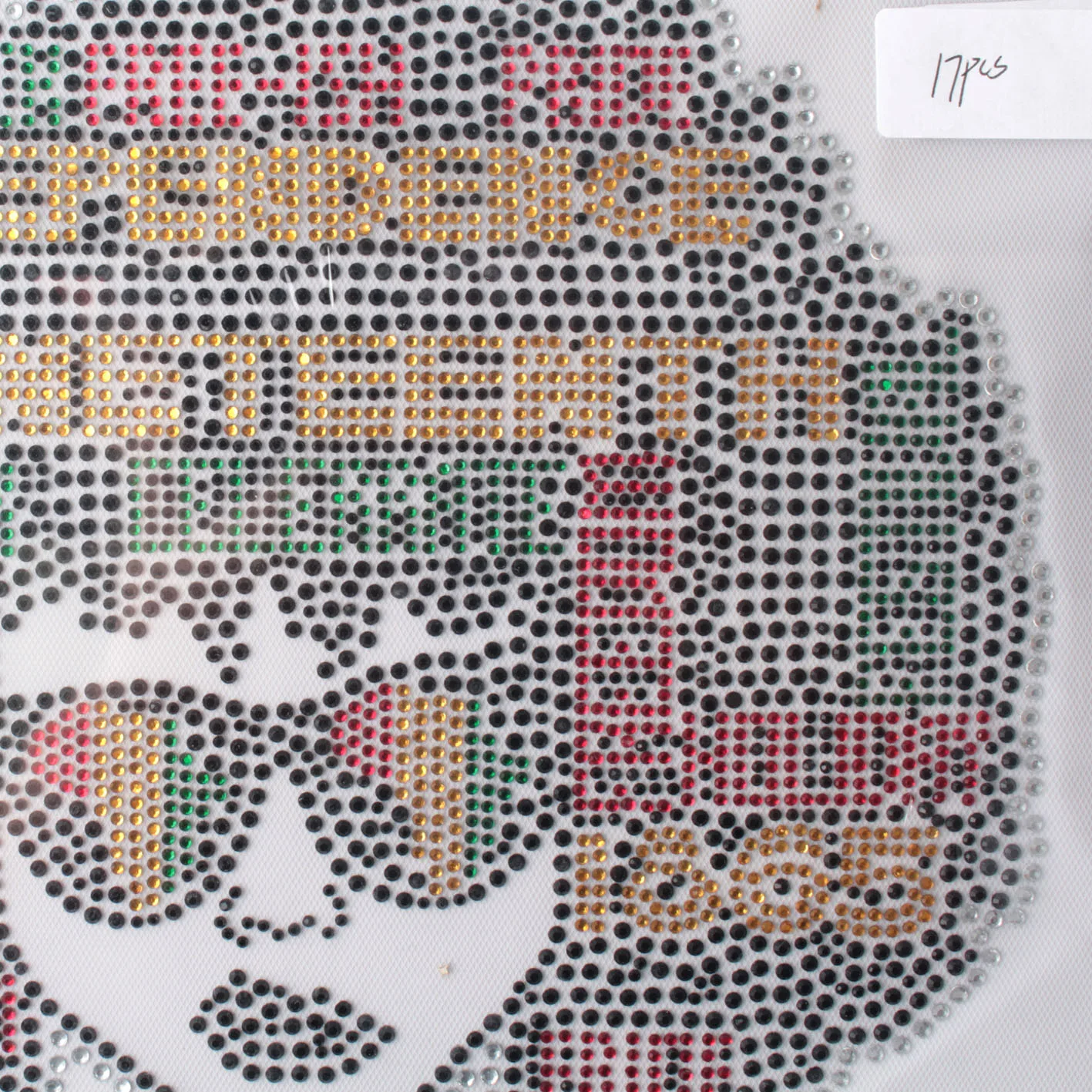 Afro Girl Rhinestone Transfer Wholesale Women Design Heat Transfer Rhinestone For Garment