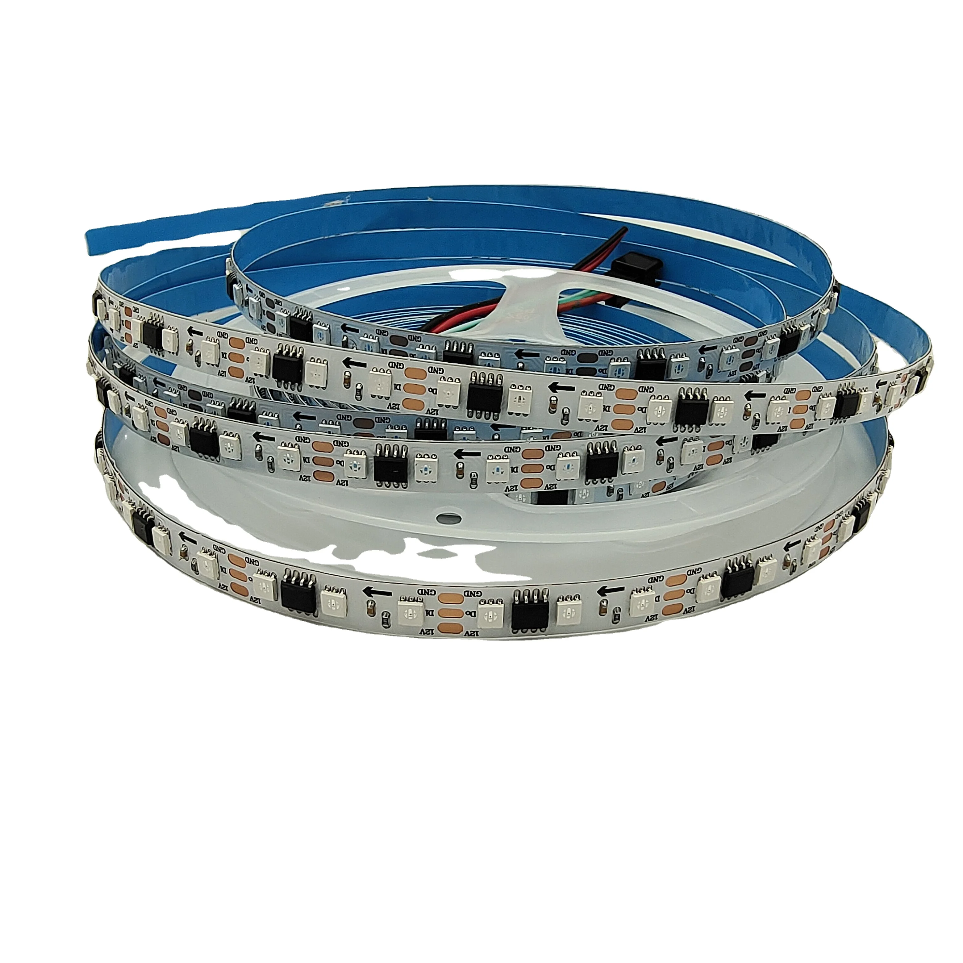 Ws2811 1903 RGBIC цифровая светодиодная лента 12 В SMD 3535 8 мм 96 светодиодов RGB Светодиодная лента