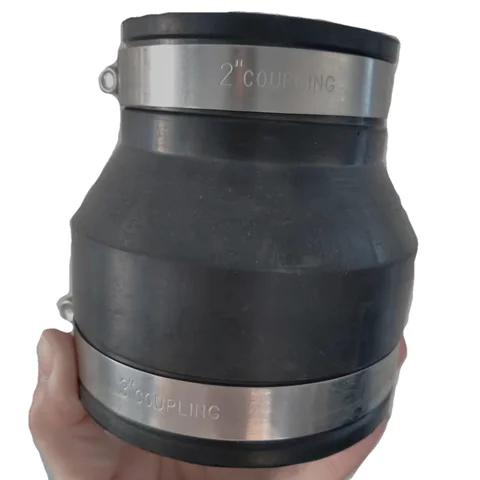 304ss Clamp Flexible Reducing Sleeve Rubber Coupling