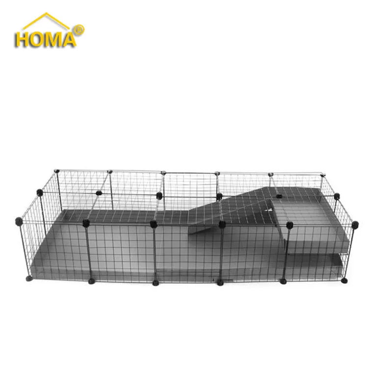 Portable metal wire Grid Rabbit Cages