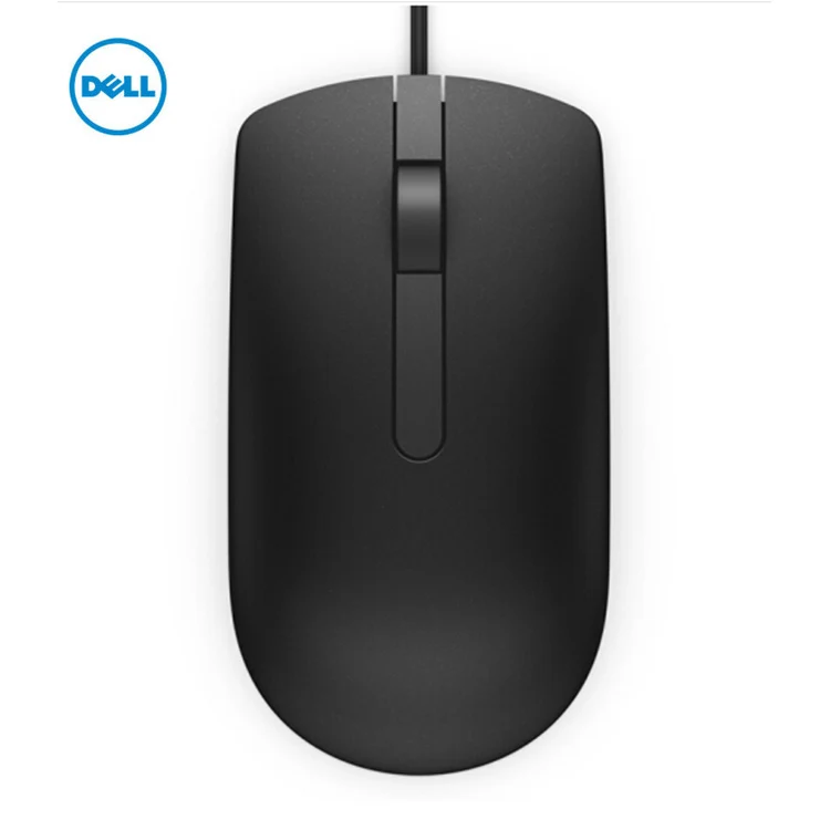 Кабель для компьютерной мыши Dell MS116 настольный компьютер офисный ноутбук дома черный/белый