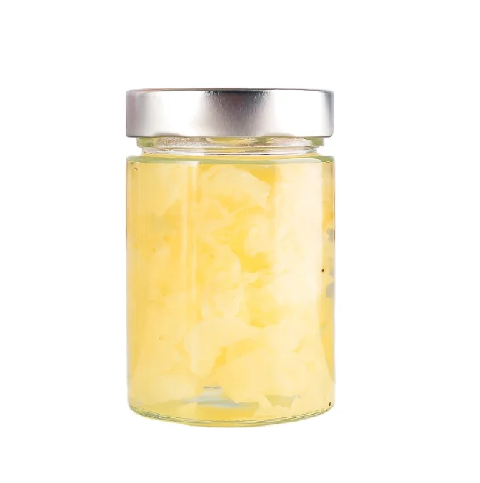 Empty Round 230ml Sauce Bottle Glass 180ml Honey Jars Wholesale