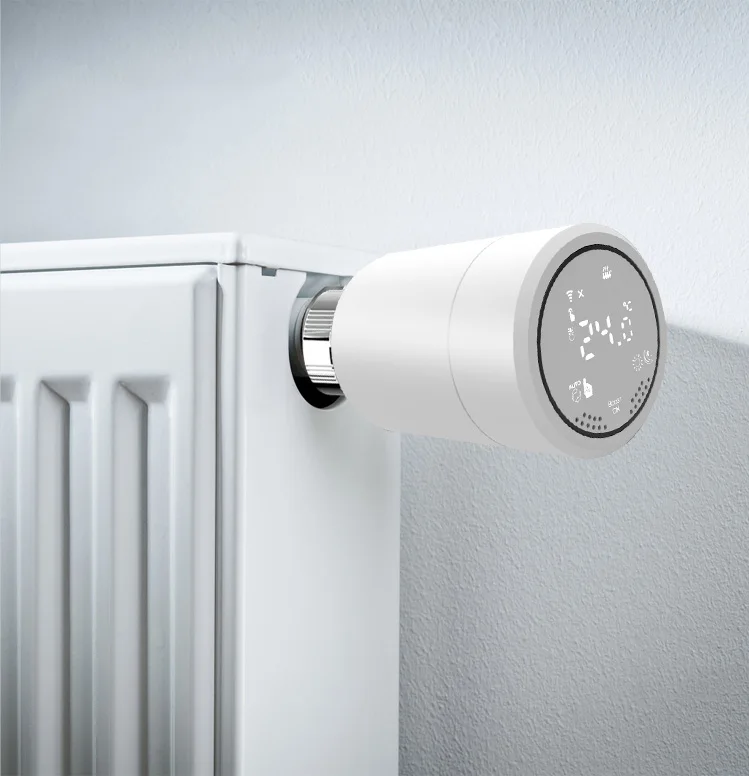 Zigbee Smart TRV Programmable Smart Radiator Thermostat Temperature Controller Work with Alexa Google Home Alice