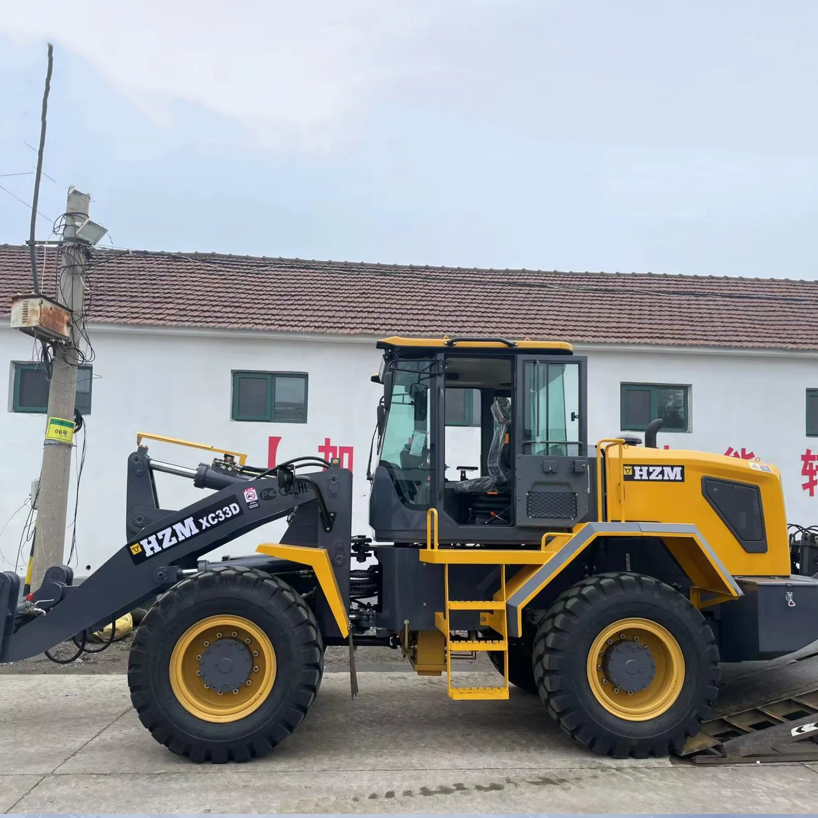 Construction Engineering China factory 3600KG Mini Wheel Loader mini small front end loader