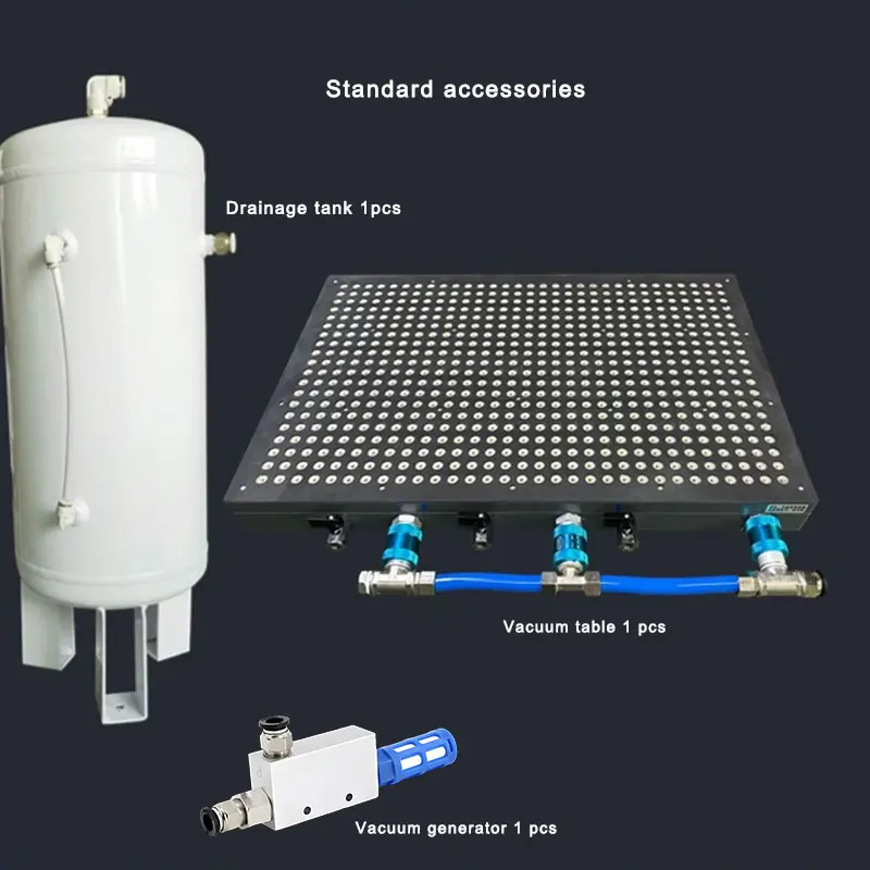 500*800 High Pressure Silent Multi-point vacuum Fixture vacuum Adsorption table For CNC Milling Machine