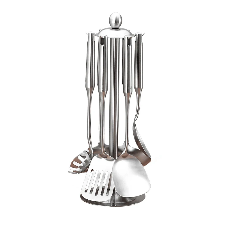 Stainless steel kitchen spatula shovel spoon rice spoon set spoon spatula 6 piece cookware set hot kitchen gadgets