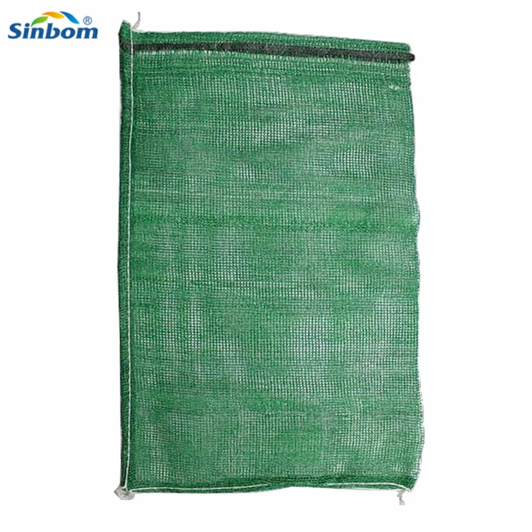 Reusable Poly Mesh Drawstring Firewood Sacks Bag For Canada