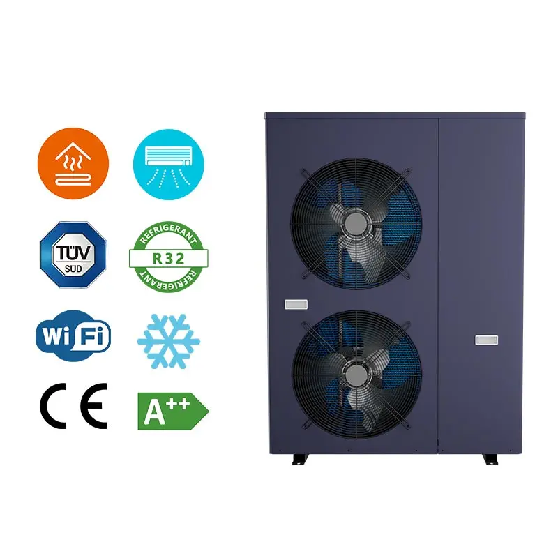Hot Water Home Heating Cooling Monoblock Air Source Heat Pump Water Heaters