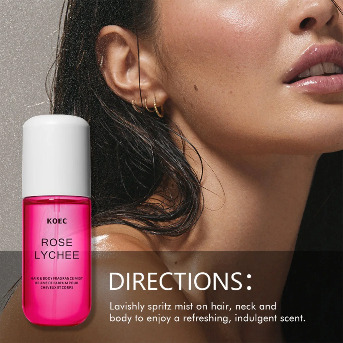 Vanilla Coconut Hair and Body Mist Fragrances Hair Perfume Spray for Men and Women