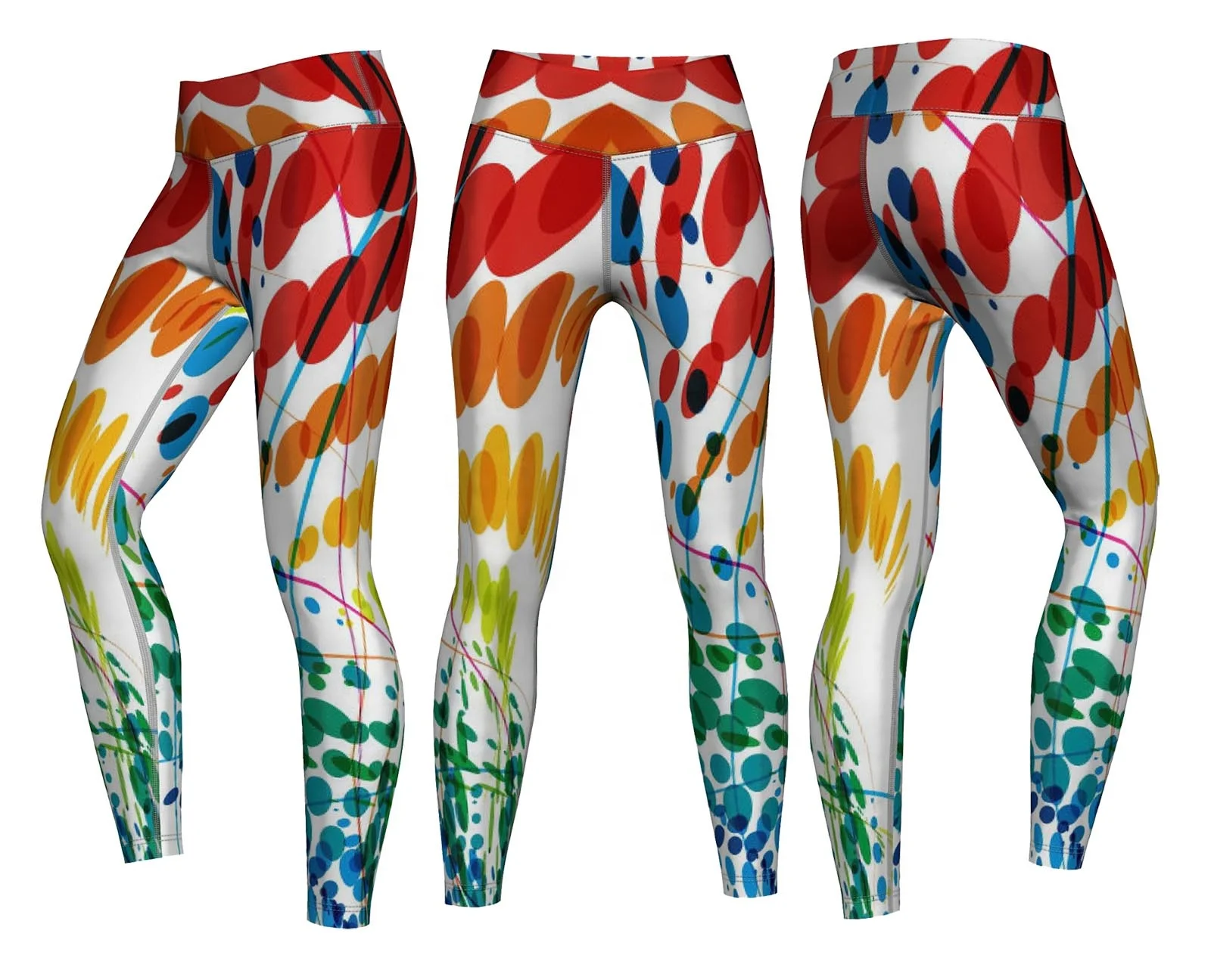 Gym Fitness Leggings Mesh Athlectics Sports Wear Yoga Pant NO SEE Through Workout Leggings High Waist Seamless Women Activewear