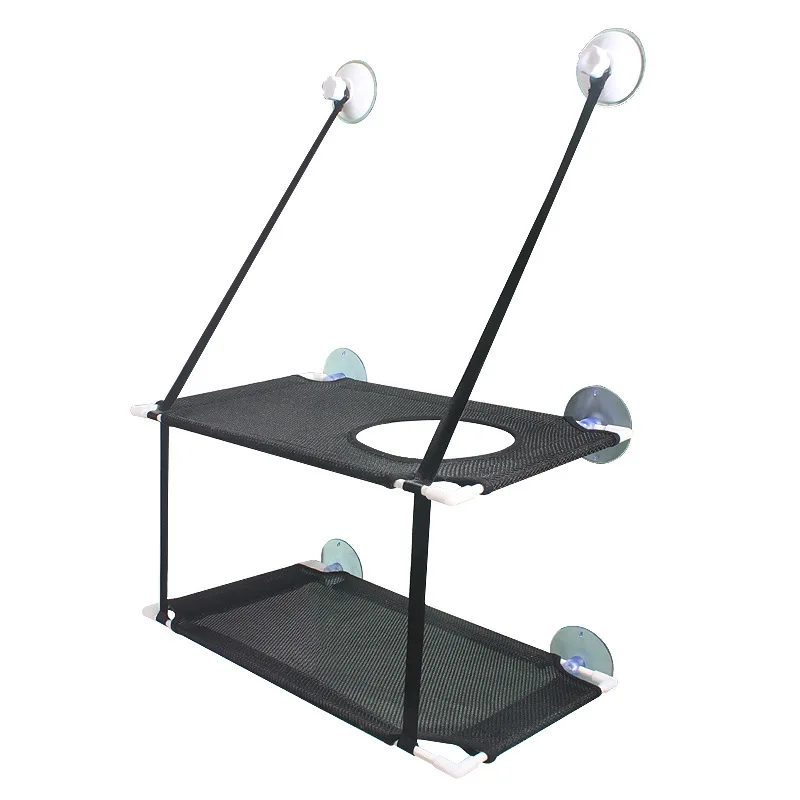 Safety Durable cat window perch hammock wall mounted cat hammock for Large Cat Space Saving