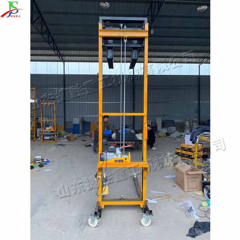 Construction Lifting Electric Site Brick Loading Truck Engineering Loading Machine Electric High Level Brick Carrier