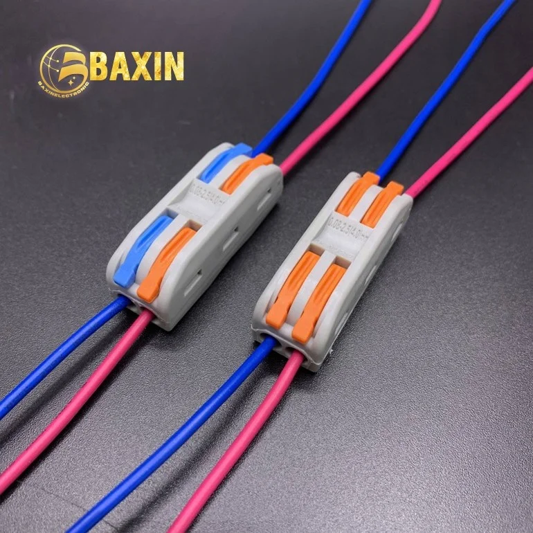  BAXIN 222-2-2 2-2-контактный проводной разъем для быстрого