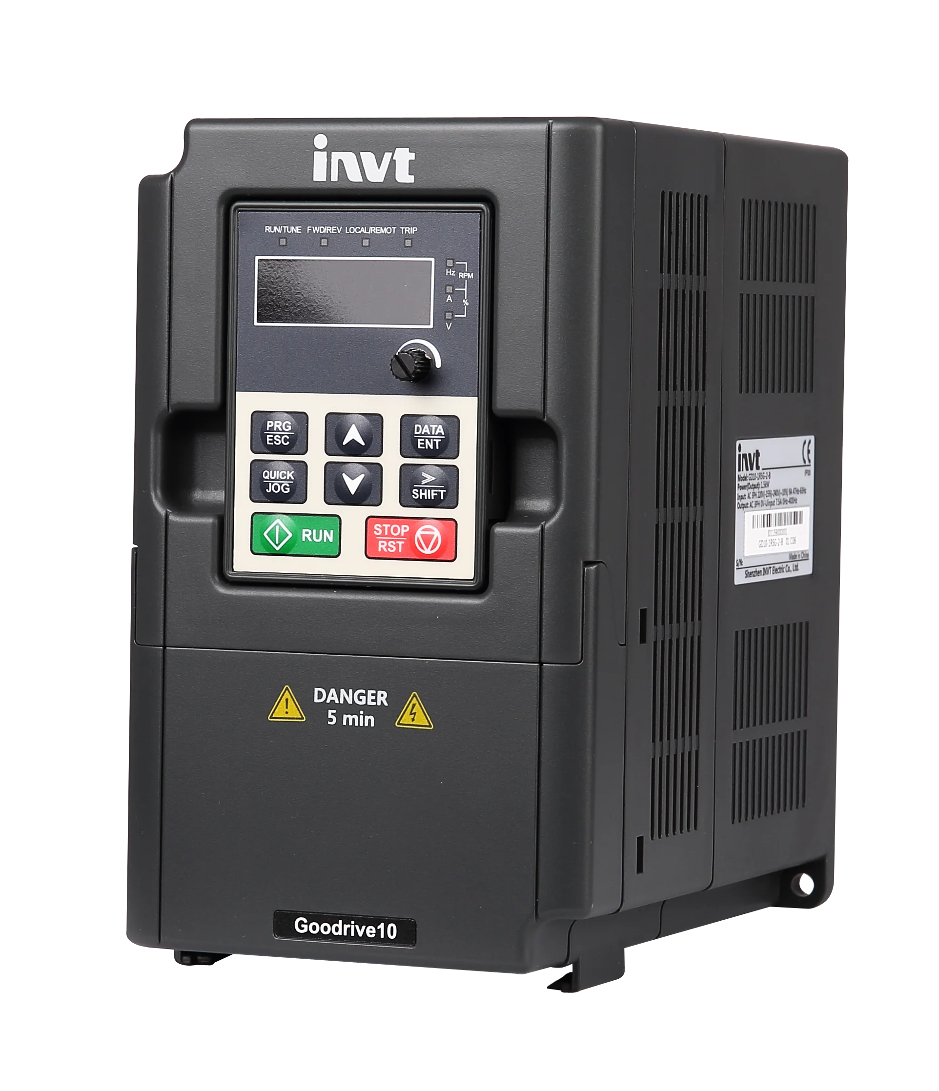 China Top1 Brand INVT Single Phase 220V 0.75kw AC to DC to AC Variable Speed Drive for Water Pump