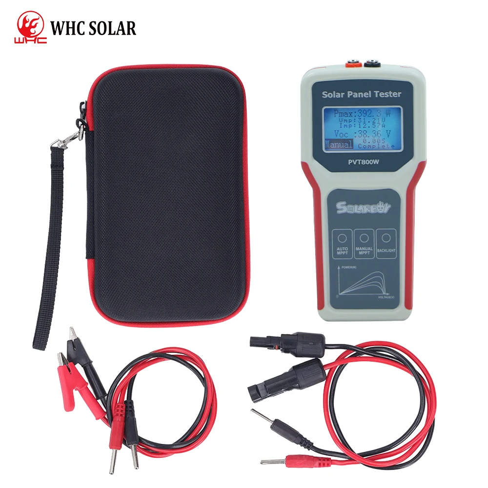 Solar Panel Tester Photovoltaic Panel Multimeter for Testing Solar PV Module Data and Troubleshooting MPPT