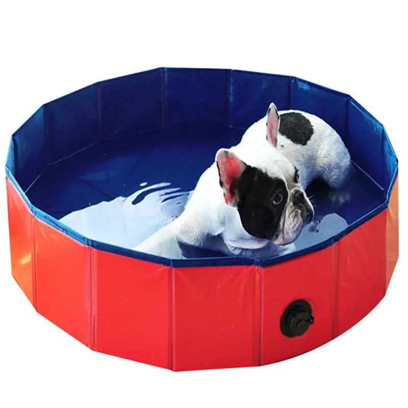 Collapse Folding Dog Whelpping Box Pvc Pet Swimming Bathing Pool for Kids Dog Animal