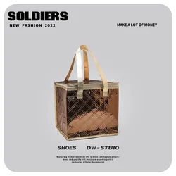 Aluminum Foil Cooler Bags Lunch Bag Picnic Tote Cooler Bag Custom Best Travel Insulated Straps Adult Waterproof Logo