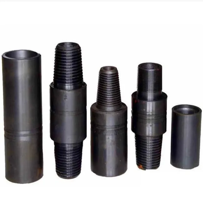 Drilling Tools R32 R38 T38 T45 T51 Half Bridge Threaded Pipe Coupling Sleeve Drill Shank Rod Adapter