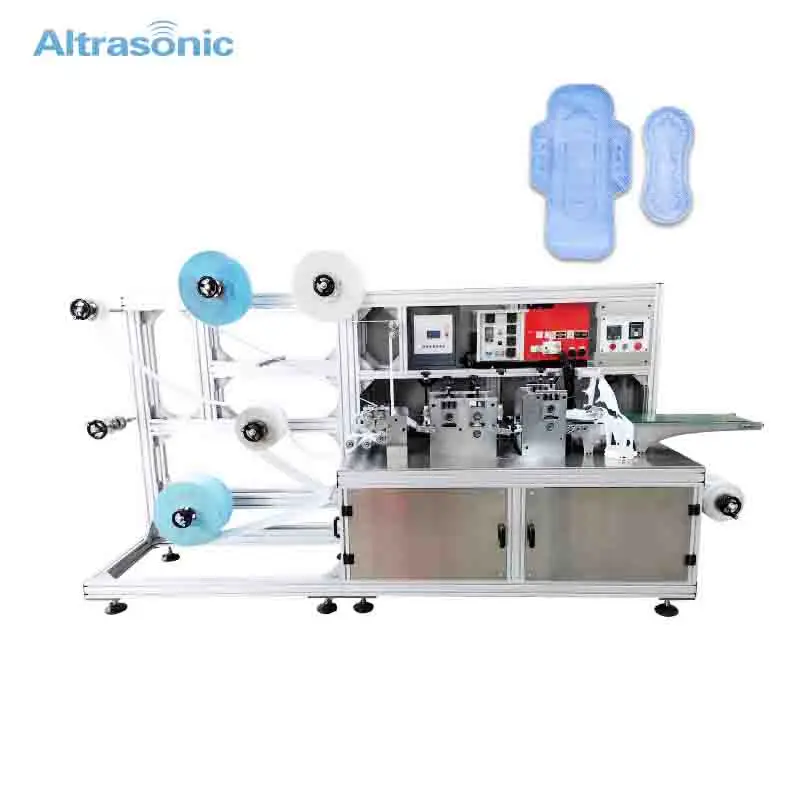 Customized Size Female Sanitary Napkins Panty Full Auto Ultrasonic Sanitary Pads Making Machine Women Pad Machine Making
