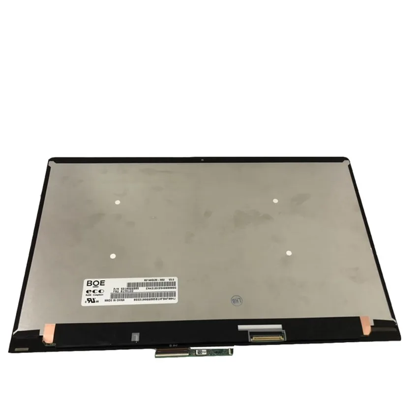 14 inch For Lenovo Thinkpad X1 Yoga 2019 NV140QUM-N53 P/N:SD10Q66885 01YN122 14.0 inch 4K UHD IPS LCD Touchscreen Assembly
