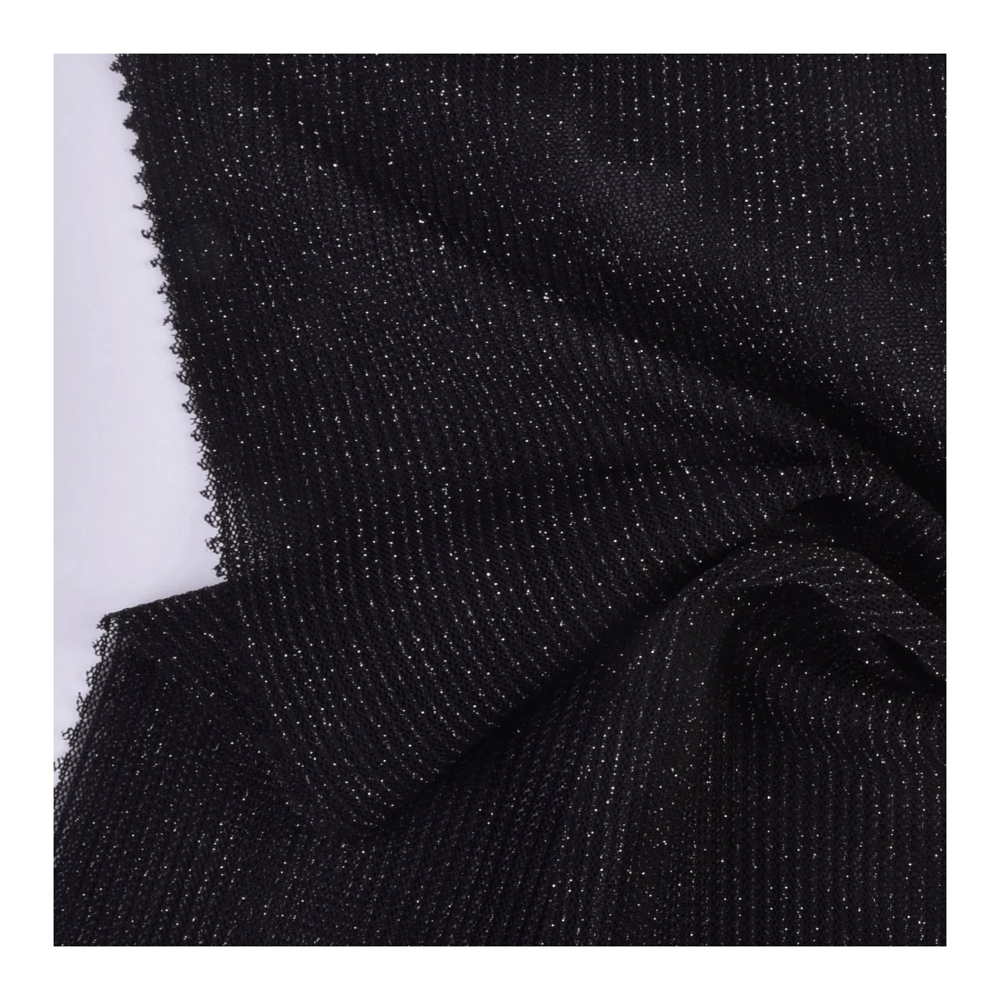 China big factory good price nylon spandex mesh with golden thread