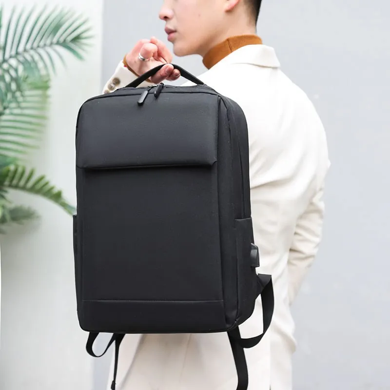 2024 New New Arrival Oem Custom Design Slim Waterproof Men Women Travel School Business Laptop Backpack With Usb Charging Port