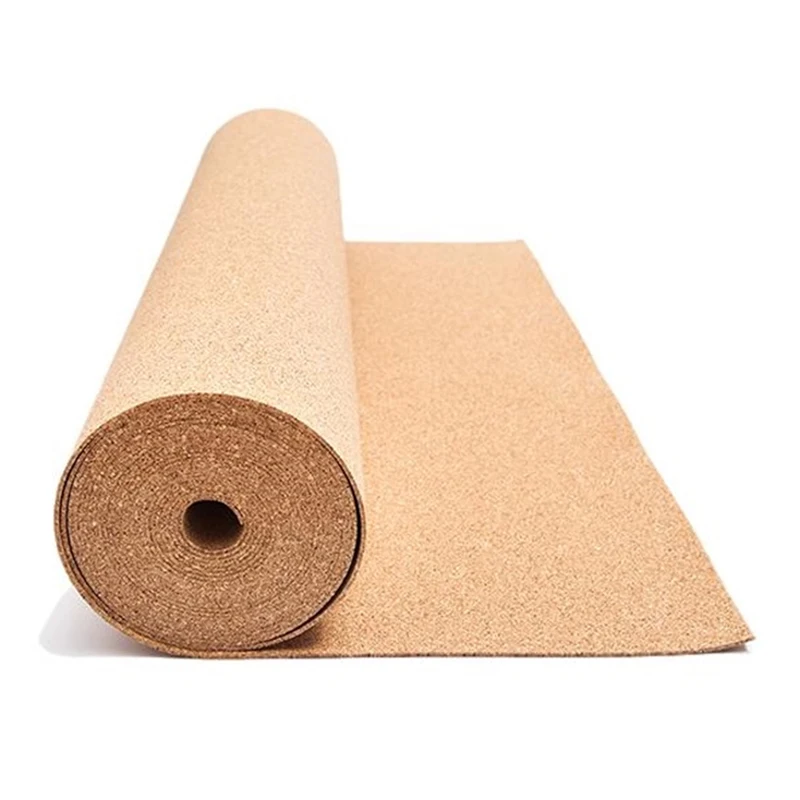 Natural high density cork board kindergarten flooring roll 1mm-12mm popular custom bulletin boards square cork sheet 3mm