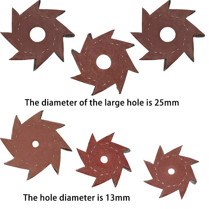 5Inch 125mm Octagonal Abrasive Sandpaper Sanding Disc sand disc for wood deburring or polishing