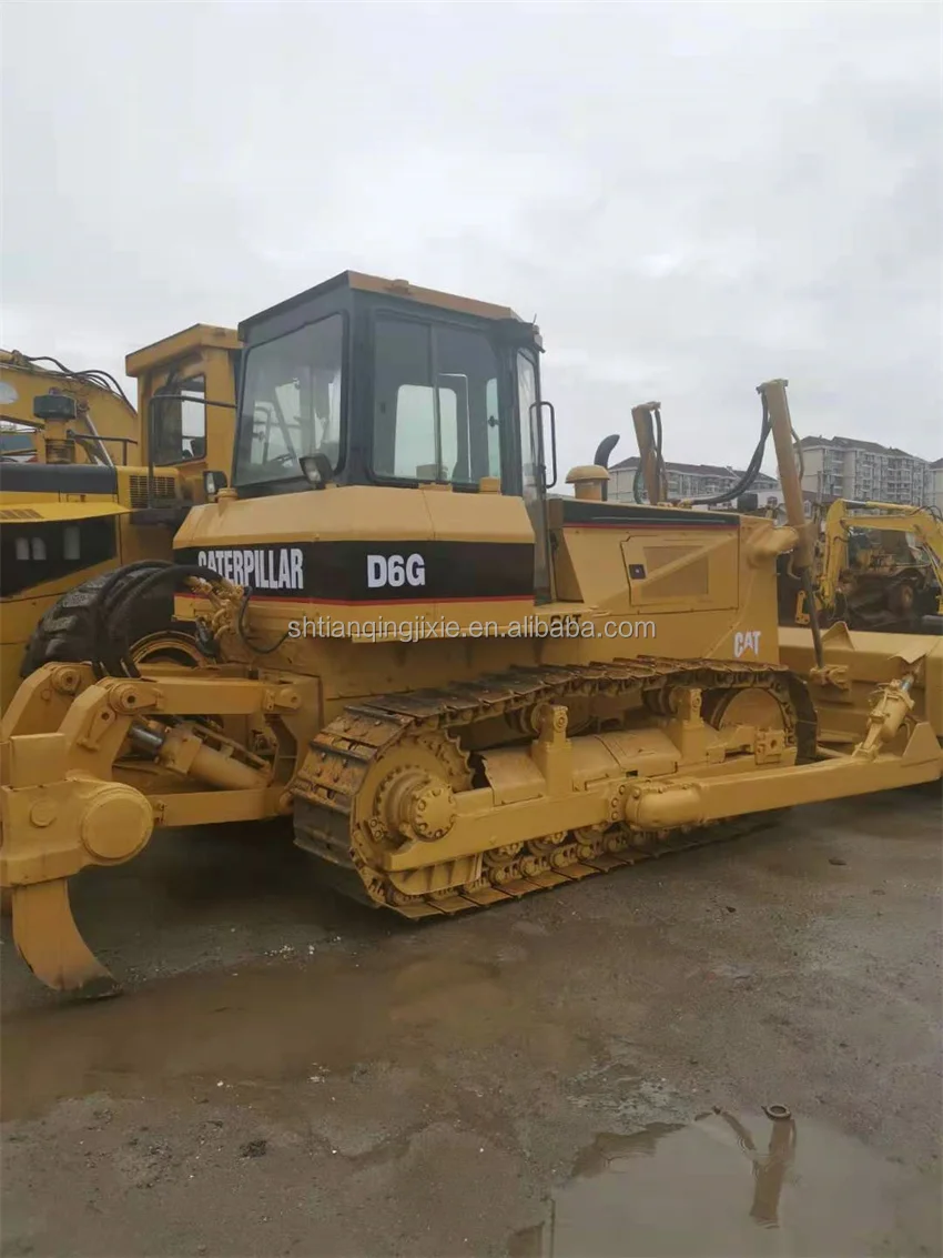 HOT SALE used crawler bulldozer CAT D6G medium-sized pushdozer railway construction machinery great performance low price Egypt