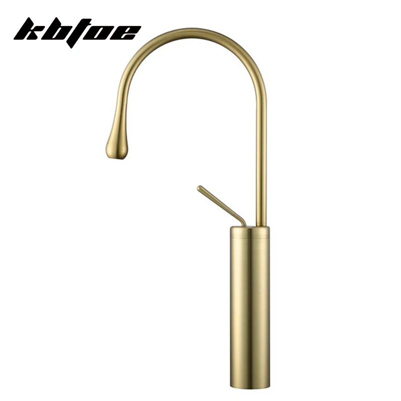SD0503 Deck Mounted Basin Faucet Brass 360 Degree Rotation Sink Mixer Crane Tap Bathroom Basin Faucet
