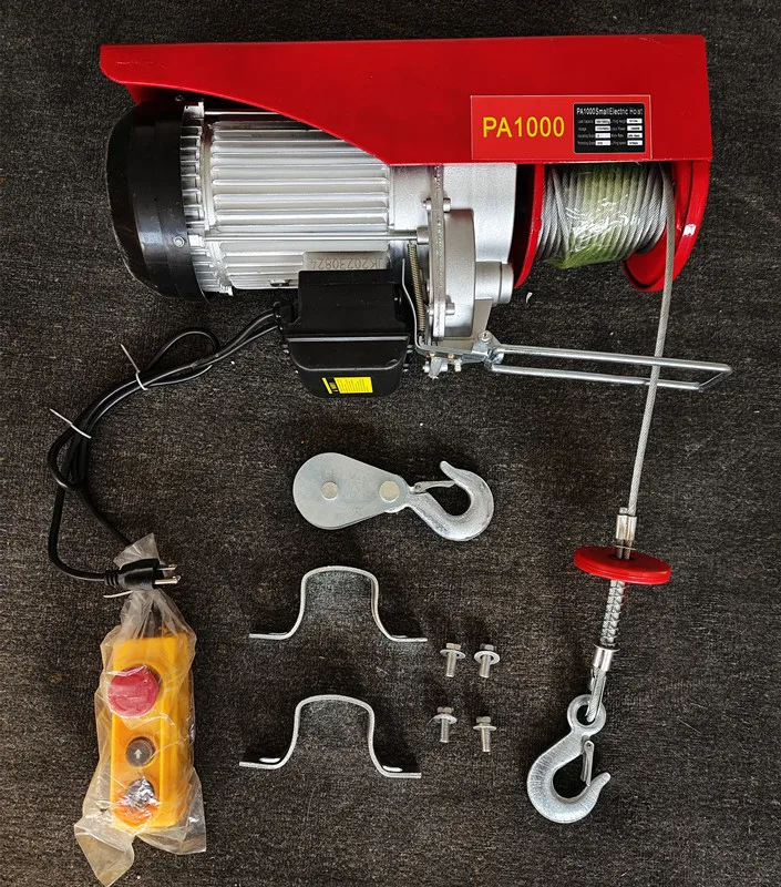 Customized Building Materials Lifting Machine 110V Small Electric Hoist Mini Electric Hoist Electric Hoist Price