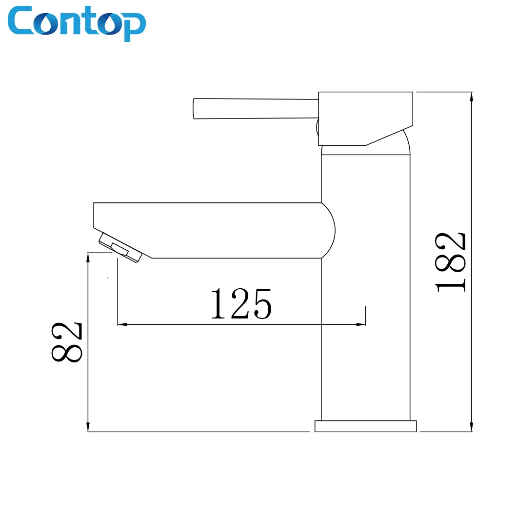 wholesale new design luxury single lever lavatory bathroom single handle water wash basin tap mixer faucet
