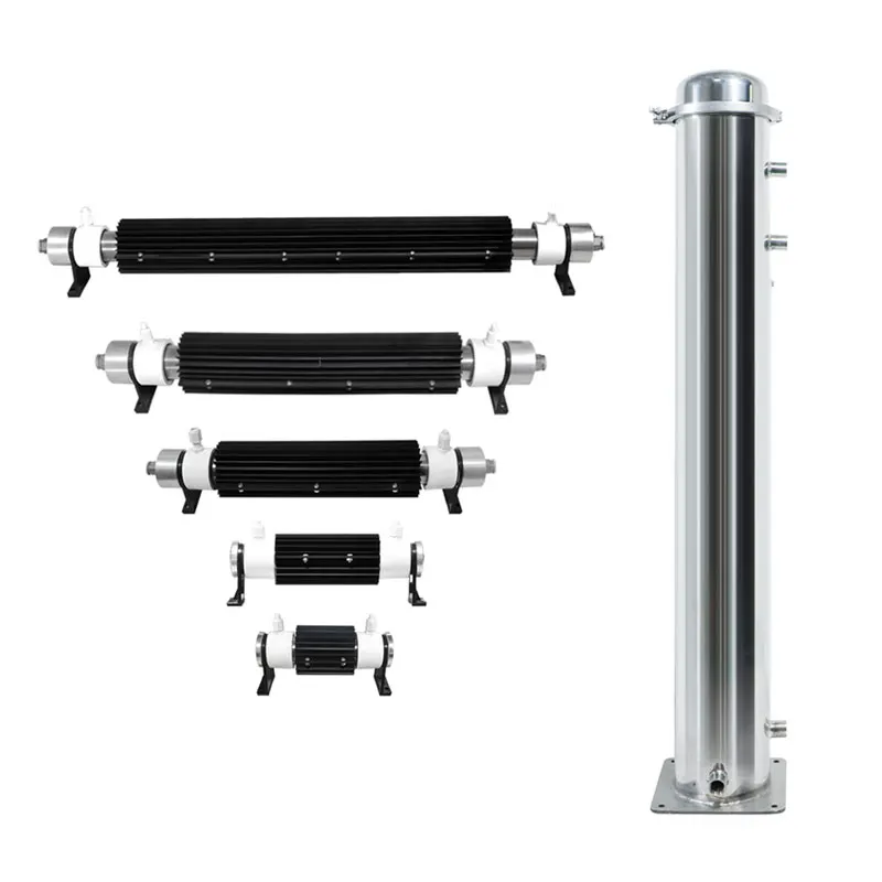 Adjustable water cooled ozone generator kit for water treatment ozone quartz Tube