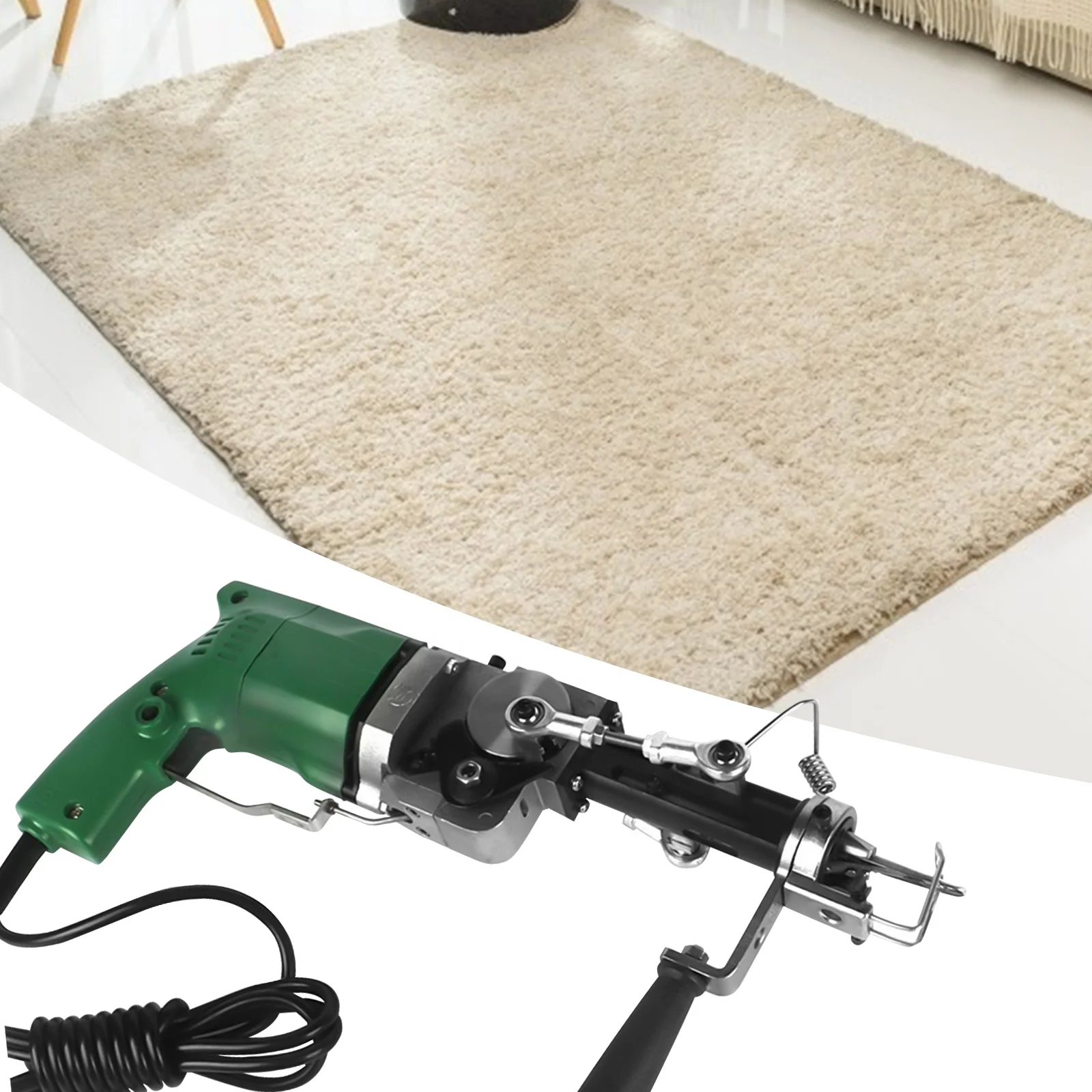 Extreme High Speed Cut Pile and Loop Pile  9-18mm Carpet Electric Hand Tufting Gun Rug Machine AK-1 Cut Pile Tufting Gun