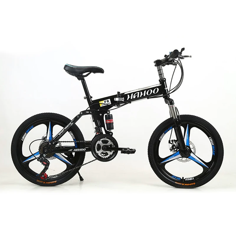 GIZABOSS Mountain derailleur bikes Steel frame 24 speed 20/24/26-inches MTB bicycle 3-knife integrated Wheelset Soft-tail Frame