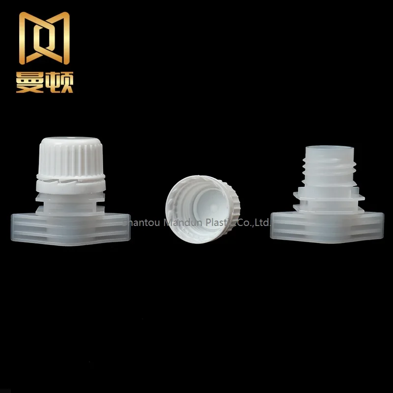 Cap 16mm plastic nozzle suitable for drinking bottle  color plastic nozzle cap juice bag  plastic spout cap