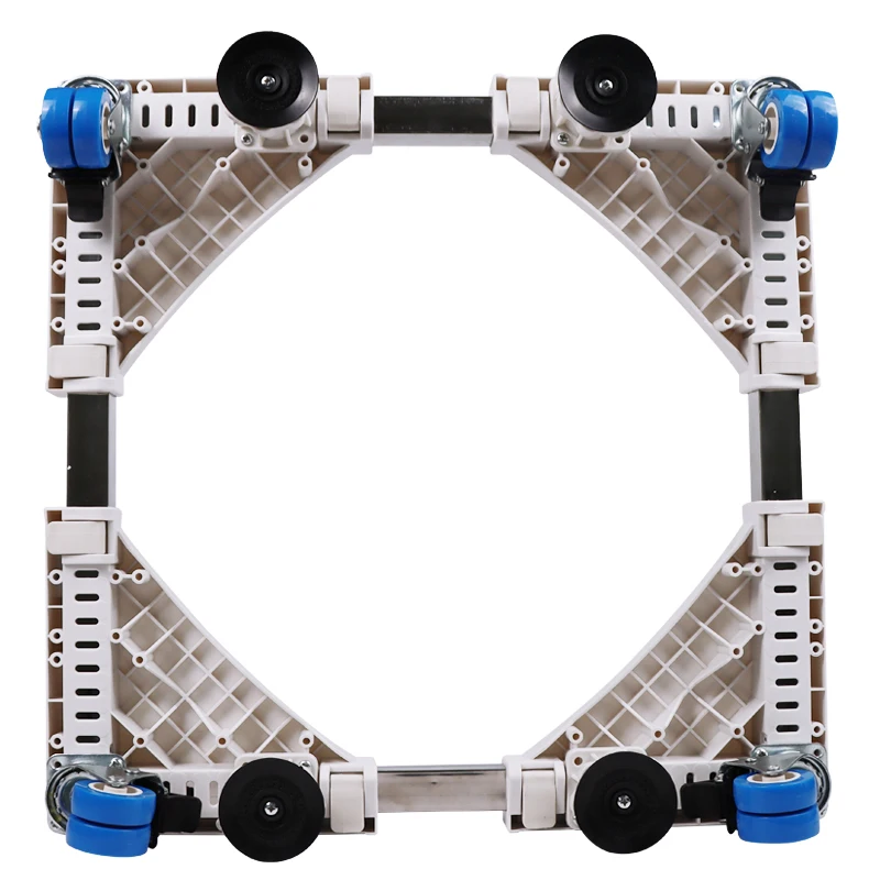 Washing machine stand adjustable movable thickened SS tube washer dryer refrigerator base