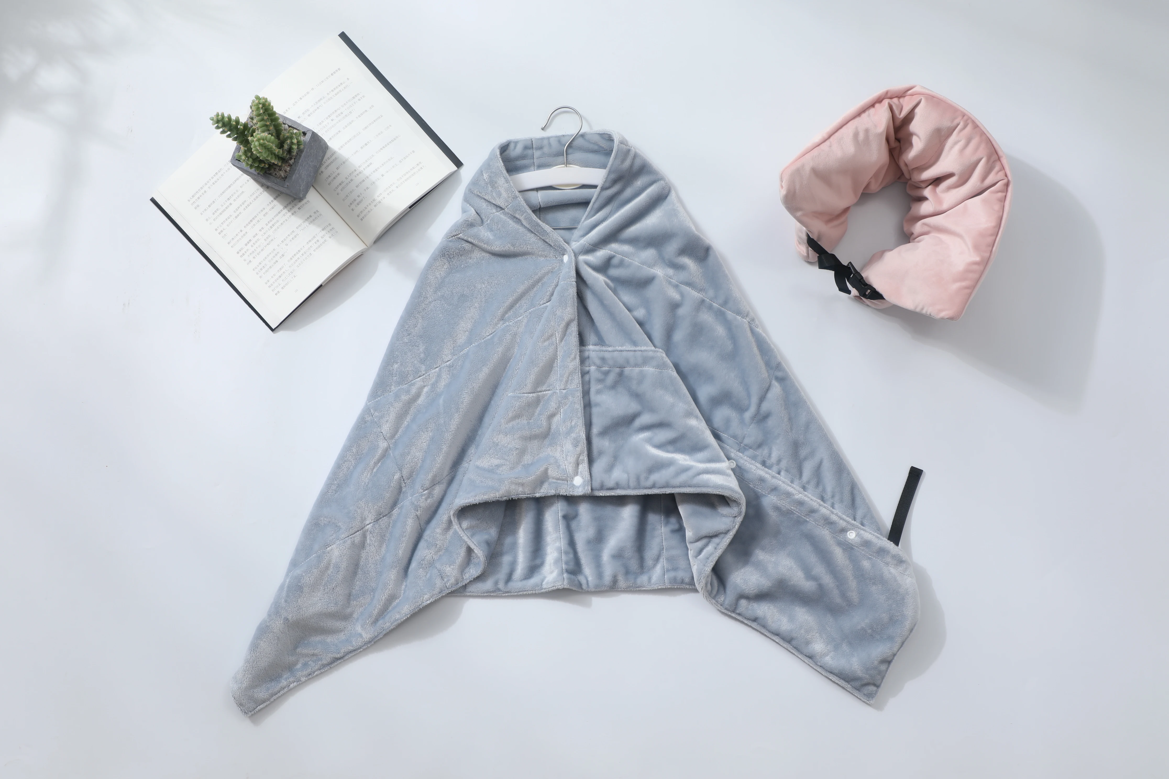 Flocking плоскости шейный позвонок шеи nap путешествия air u-образный