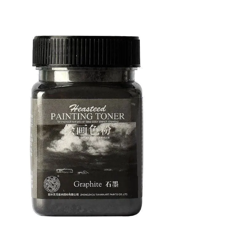 graphite color  painting  pigment power toner