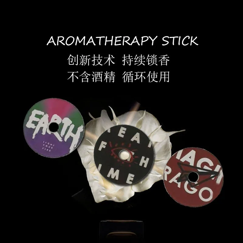 
Shenzhen factory customized Record turntable fragrance air freshener /CD rotation car air Freshener car diffuser 